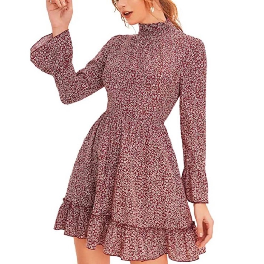 Ditsy floral dress